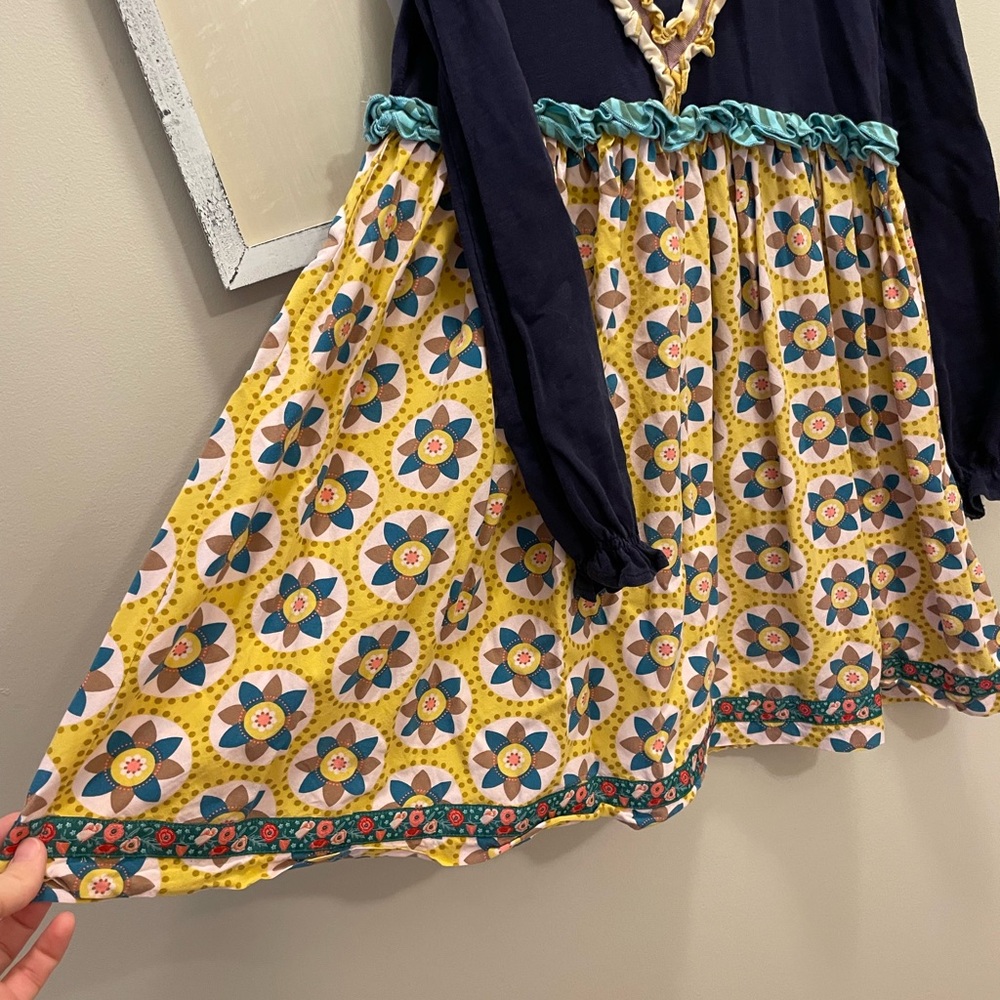 Floral Patterned Dress with Ruffle Trim - Matilda Jane - Picture 3 of 3